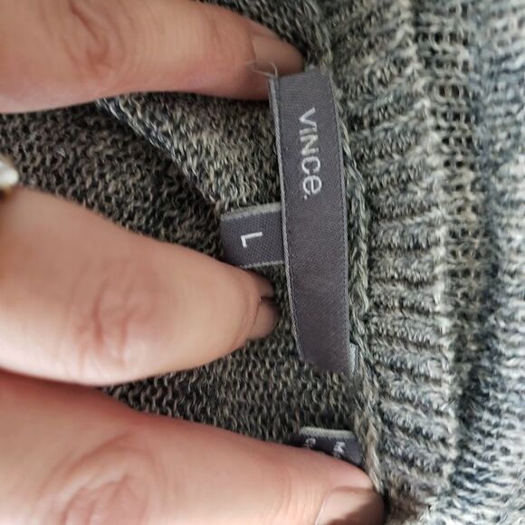 Vince gray linen tunic - Picture 4 of 10